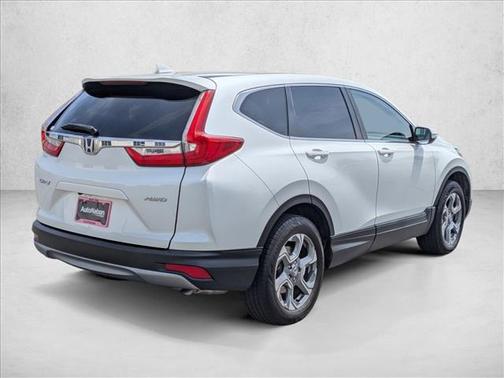 White 2018 Honda CR-V EX-L