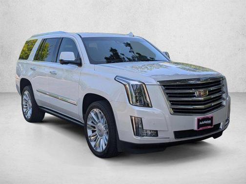 Crystal White Tricoat 2016 Cadillac Escalade Platinum