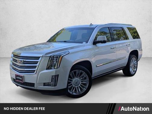 Crystal White Tricoat 2016 Cadillac Escalade Platinum