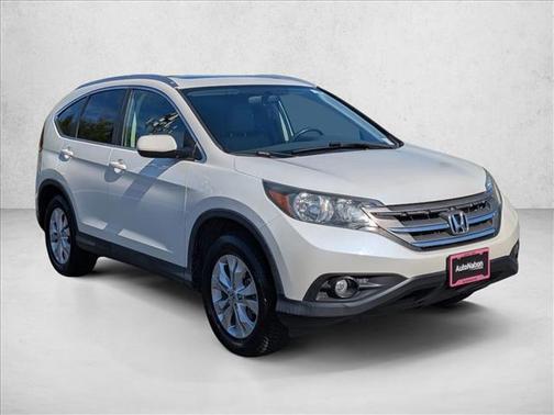 White Diamond Pearl 2012 Honda CR-V EX-L
