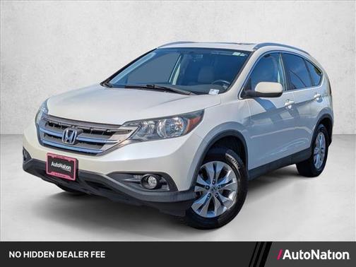 White Diamond Pearl 2012 Honda CR-V EX-L