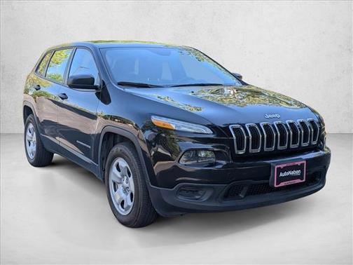Brilliant Black Crystal Pearlcoat 2014 Jeep Cherokee Sport