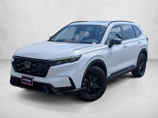 Platinum White Pea 2025 Honda CR-V Hybrid Sport AWD