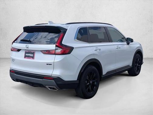 Platinum White Pea 2025 Honda CR-V Hybrid Sport AWD