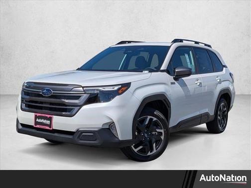 Crystal White Pearl 2026 Subaru Forester Hybrid Premium