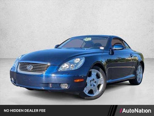 Blue 2005 Lexus SC 430 Base