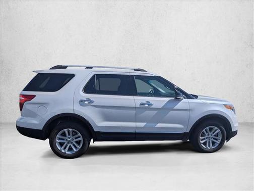 White Platinum Metallic Tri-Coat 2011 Ford Explorer XLT