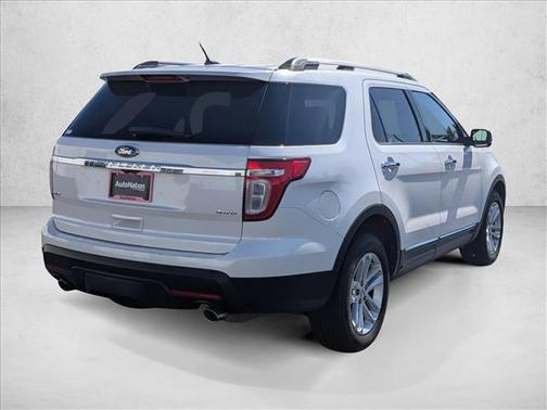 White Platinum Metallic Tri-Coat 2011 Ford Explorer XLT