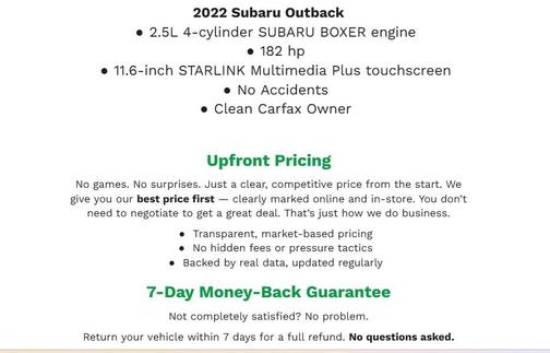 2022 Subaru Outback Limited