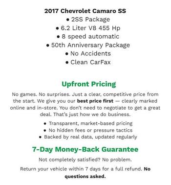 2017 Chevrolet Camaro 2SS