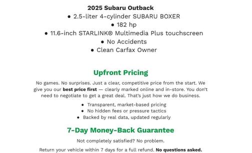 2025 Subaru Outback Premium