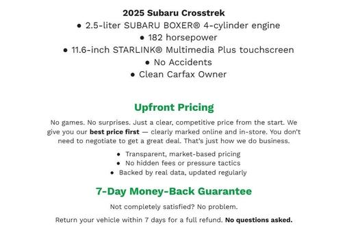 2025 Subaru Crosstrek Limited