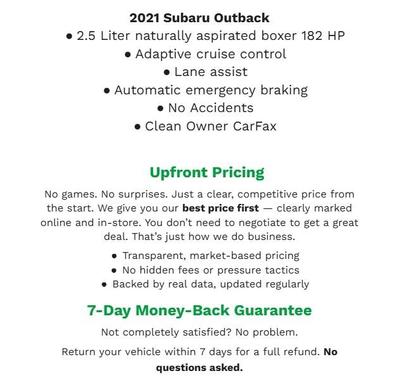 2021 Subaru Outback Premium