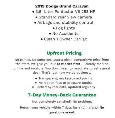 2019 Dodge Grand Caravan SE
