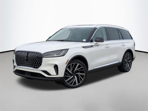 Pristine White Metallic Tri-Coat 2026 Lincoln Aviator Reserve AWD