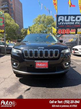 Diamond Black Crystal Pearlcoat 2020 Jeep Cherokee Limited