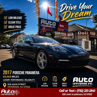 Night Blue Metallic 2017 Porsche Panamera 4