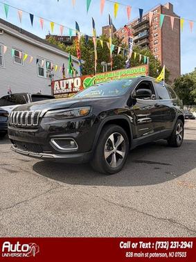 Diamond Black Crystal Pearlcoat 2021 Jeep Cherokee Limited