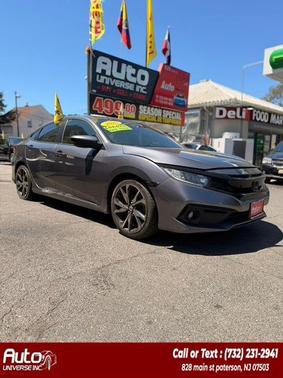 Modern Steel Metallic 2020 Honda Civic Sport