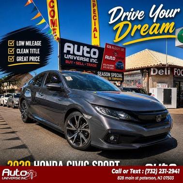 Modern Steel Metallic 2020 Honda Civic Sport