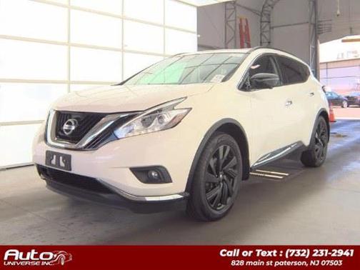 Pearl White 2017 Nissan Murano Platinum