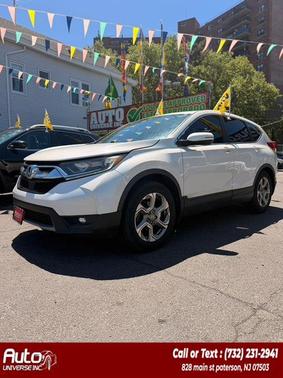 White Diamond Pearl 2018 Honda CR-V EX-L