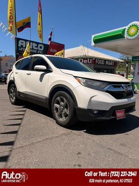 White Diamond Pearl 2018 Honda CR-V EX-L