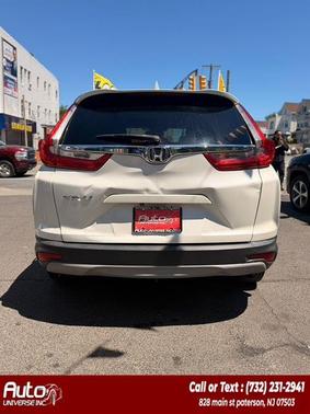 White Diamond Pearl 2018 Honda CR-V EX-L