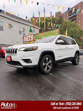 Bright White Clearcoat 2019 Jeep Cherokee Limited