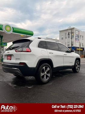 Bright White Clearcoat 2019 Jeep Cherokee Limited