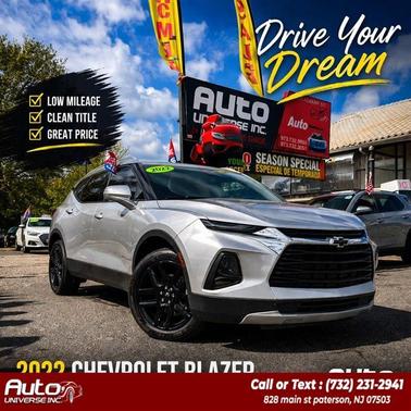 Silver Ice Metallic 2022 Chevrolet Blazer 2LT