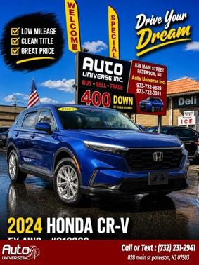 Blue 2024 Honda CR-V EX AWD