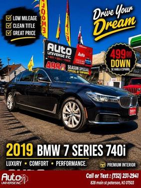 Imperial Blue Metallic 2019 BMW 740 xDrive