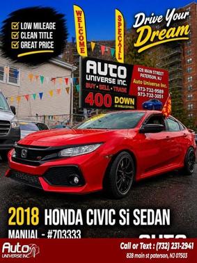 Rallye Red 2018 Honda Civic Manual