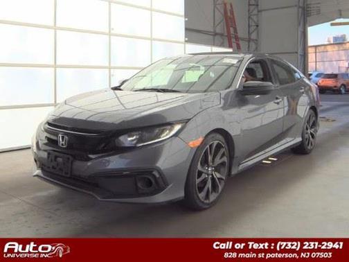 Modern Steel Metallic 2019 Honda Civic Sport
