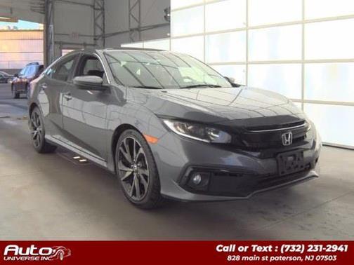 Modern Steel Metallic 2019 Honda Civic Sport