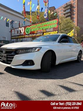 Platinum White Pearl 2022 Honda Accord Sport 1.5T