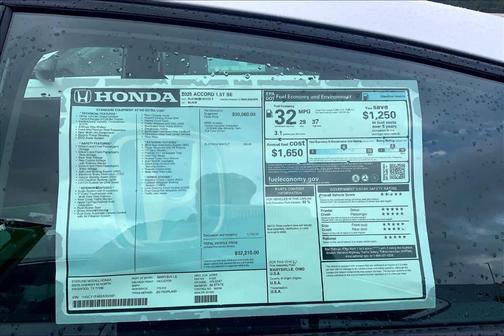 2025 Honda Accord SE