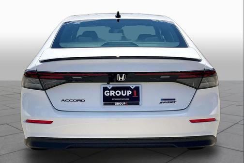 Platinum White Pearl 2026 Honda Accord Hybrid Sport