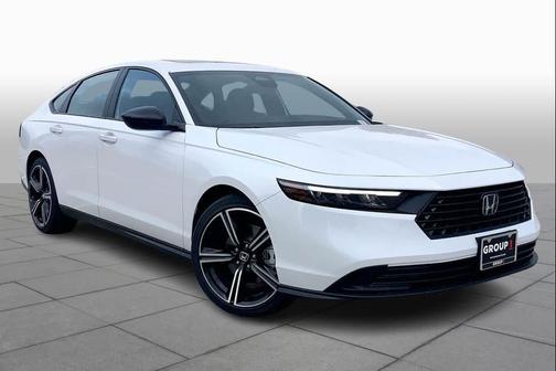 Platinum White Pearl 2026 Honda Accord Hybrid Sport
