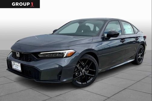 Meteorite Gray Metallic 2026 Honda Civic Sport
