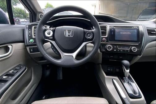 Modern Steel Metallic 2015 Honda Civic EX-L