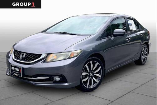 Modern Steel Metallic 2015 Honda Civic EX-L