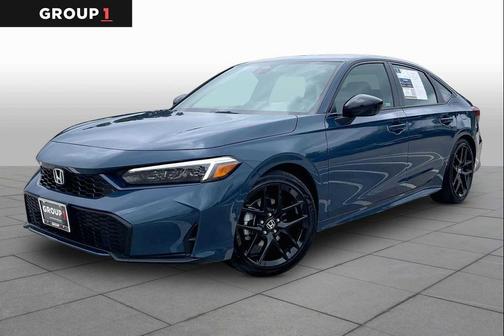 Blue Lagoon Pearl 2026 Honda Civic Hybrid Sport