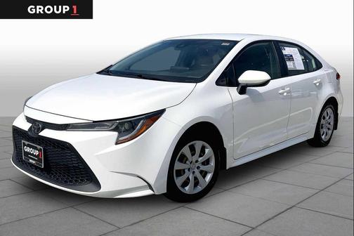 White 2022 Toyota Corolla LE