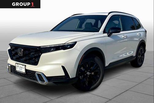 White 2026 Honda CR-V Hybrid Sport Touring