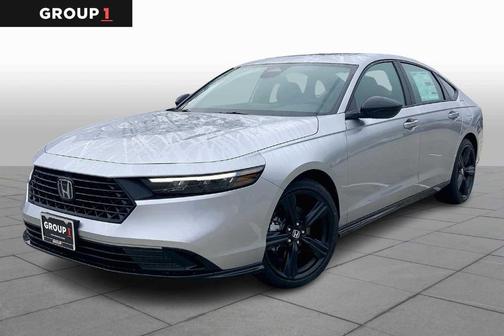 Silver 2026 Honda Accord Hybrid Sport-L