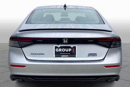 Silver 2026 Honda Accord Hybrid Sport-L