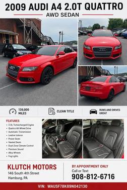 2009 Audi A4 2.0T Premium Plus quattro
