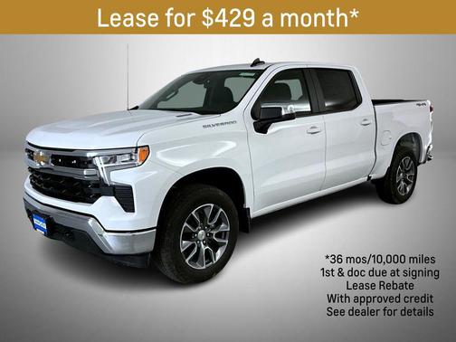 Summit White 2026 Chevrolet Silverado 1500 LT